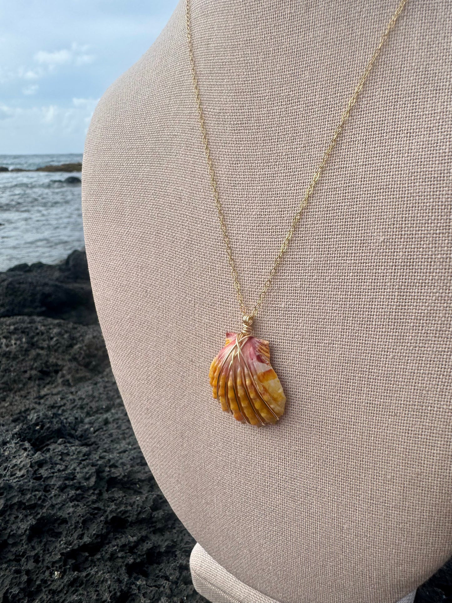 Sunrise Shell Necklace