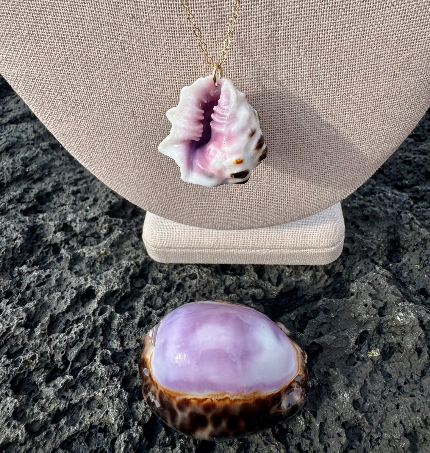Perfect Mulberry Drupe Shell Necklace