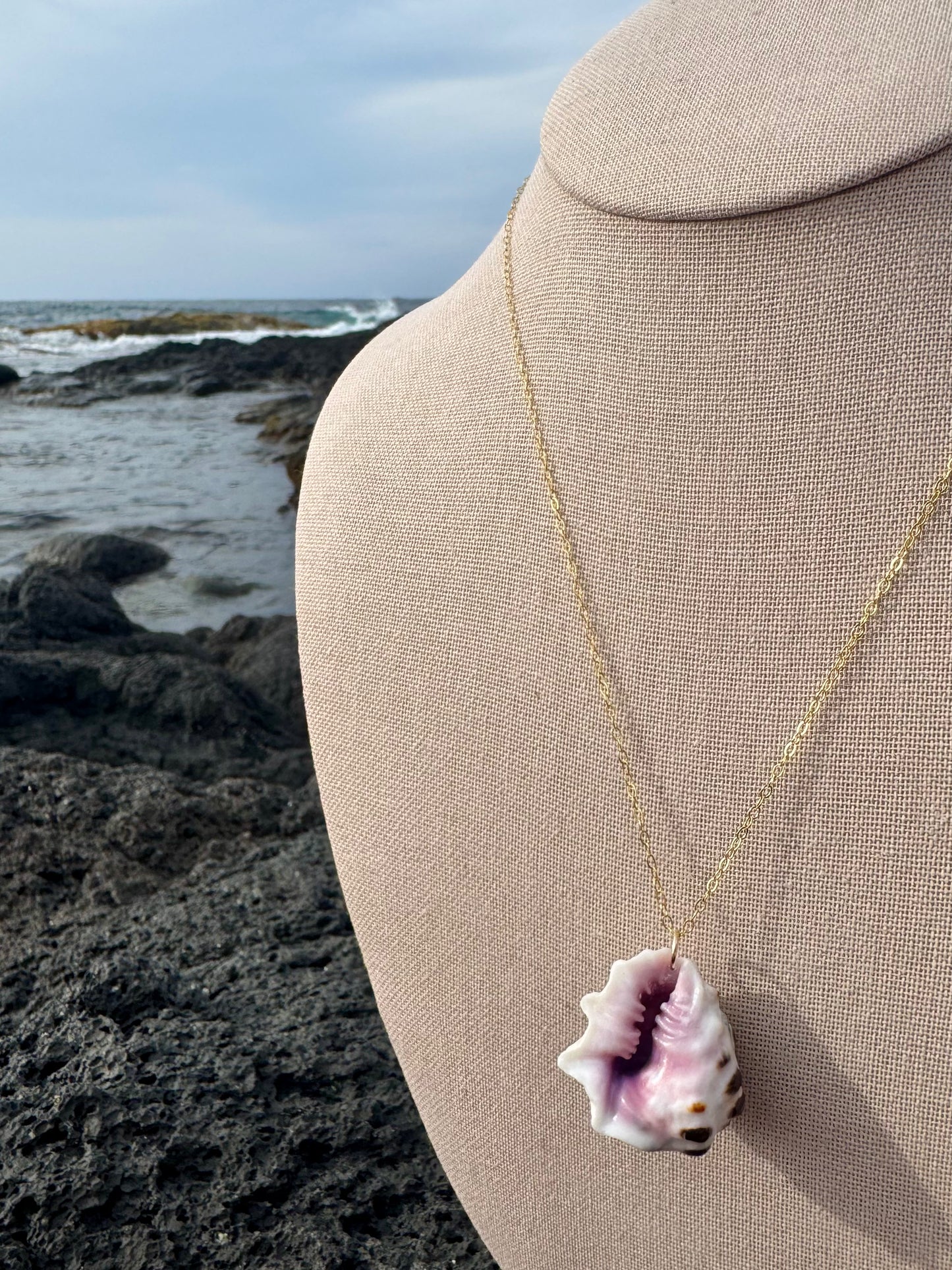Perfect Mulberry Drupe Shell Necklace