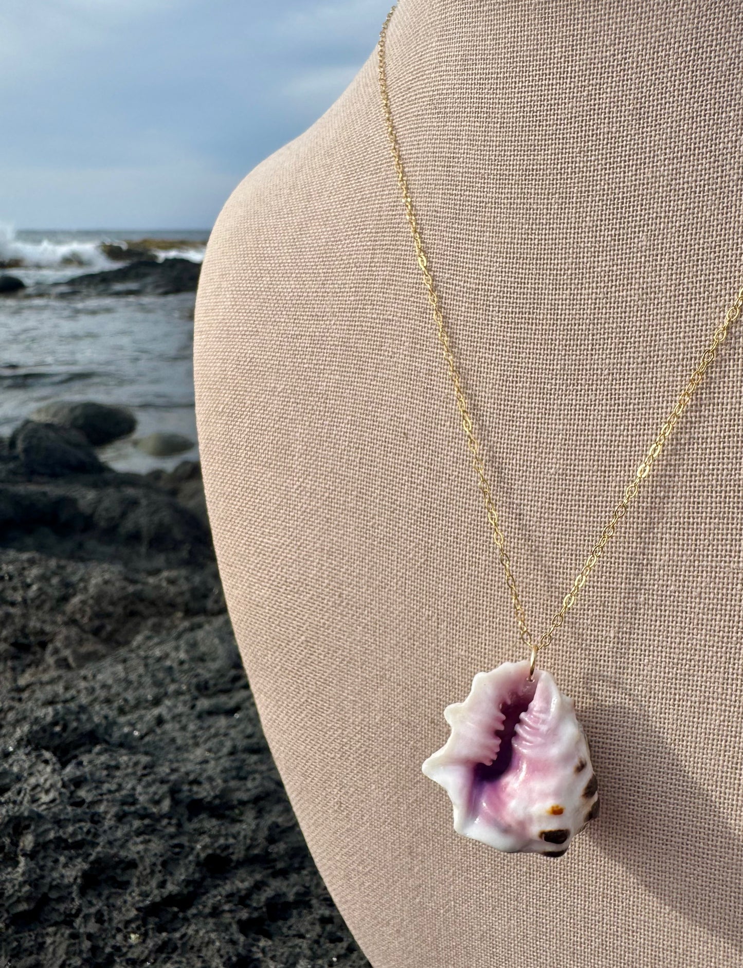 Perfect Mulberry Drupe Shell Necklace