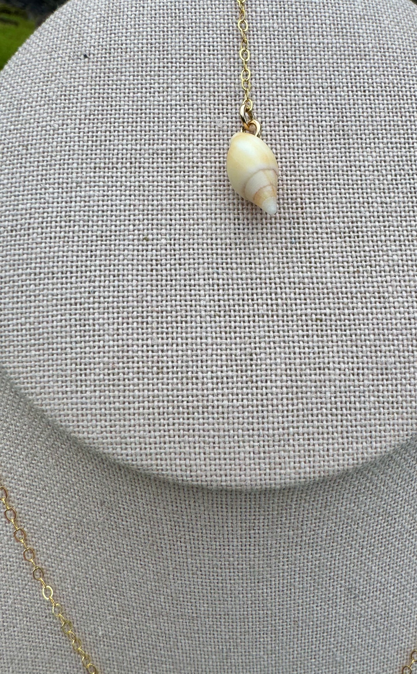 Alison's Purple Cowrie Necklace